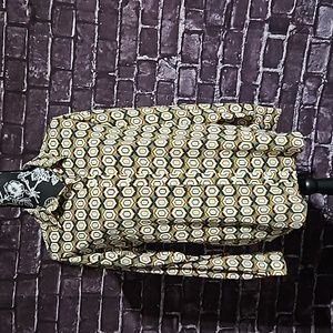 Bailey Rose Geometric Print Long Sleeve Blouse CLEARANCE